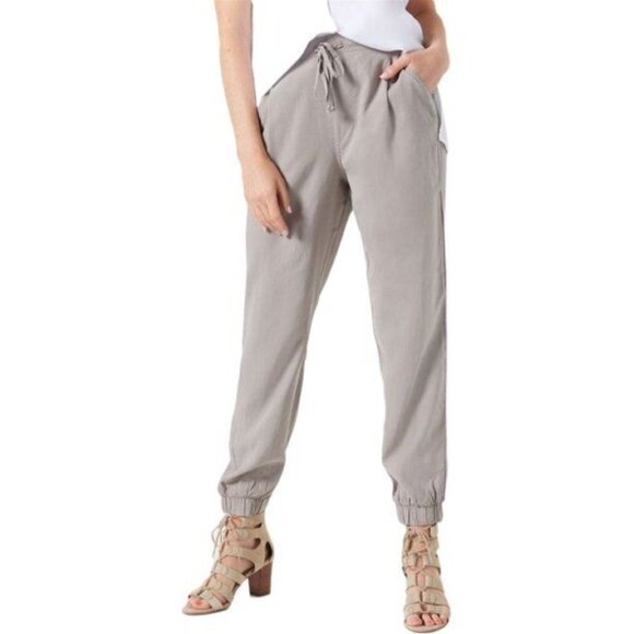 Side Stitch Pants - Side Stitch Regular Soft Tencera women Pleated Jogger Pants moonshine
